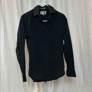 Express 1MX Black Dress Shirt